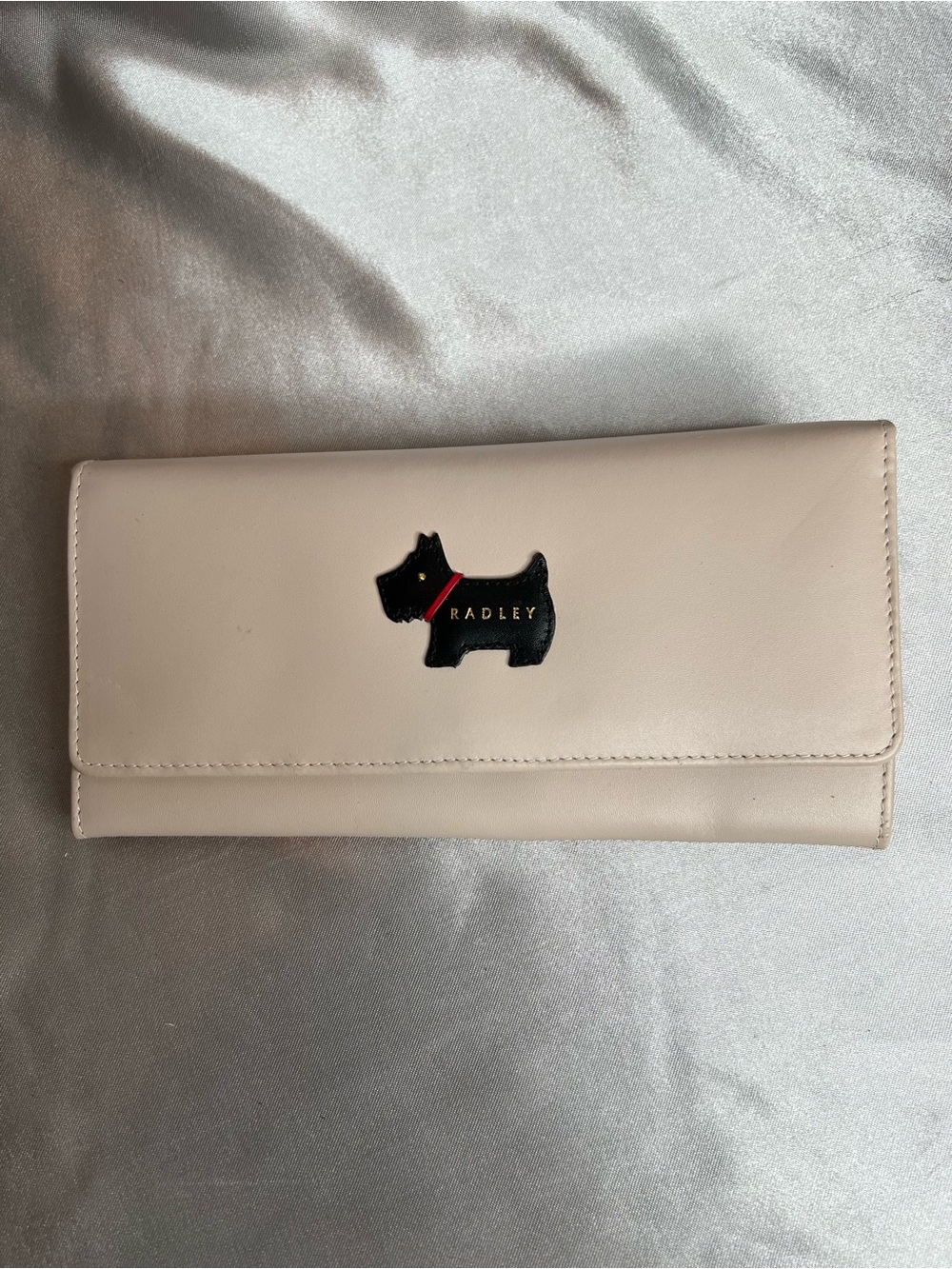 Radley London Heritage Large Flapover Matinee Leather Wallet - Blush Pink/Black